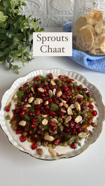 Sprouts Recipes Indian, Sprouts Chaat, Fresh Recipe, Protein Packed Snacks, Wholesome Snacks, Sprout Recipes, Recipes Indian, Light Lunch, Protein Pack