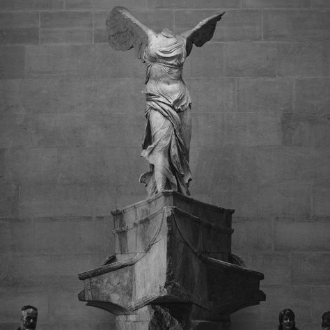 Winged Victory Statue, Winged Victory Wallpaper, Winged Victory Of Samothrace Wallpaper, Winged Victory Of Samothrace Tattoo, Winged Victory Tattoo, Samothrace Tattoo, Victory Sculpture, Winged Sculpture, Victory Statue