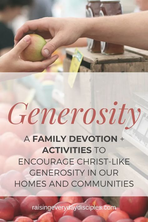 Generosity Activities, Sermons For Kids, Preschool Bible Activities, Character Challenge, Childrens Sermons, Family Bible, Teaching Game, Preschool Bible, Family Devotions