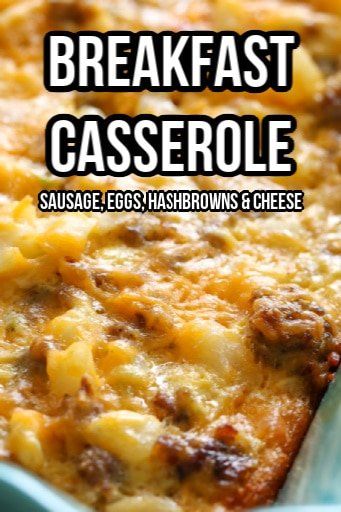 This Easy Breakfast Casserole comes together in no time for a weekend breakfast! Combine eggs with sausage, frozen hashbrown potatoes, and cheese for the ultimate easy breakfast or brunch casserole! Breakfast Bake Hashbrown, Egg Bake With Sausage And Hashbrowns, Breakfast Casserole Frozen Hashbrowns, Egg Bake With Frozen Hashbrowns, Breakfast Casserole Real Potatoes, Breakfast Casserole With Hashbrowns And Sausage Eggs, Easy Egg And Hashbrown Casserole, Sausage Egg Cheese Potato Breakfast Casserole, Hashbrown With Eggs On Top