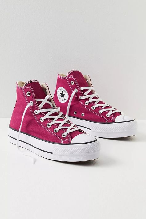 Chuck Taylor All Star Lift, Converse Sneakers, Hi Top, Chunky Platform, Girls Sneakers, Converse High Tops, Summer Winter, Chuck Taylor All Star, Sneaker Shopping