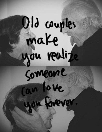 Even eternity doesn't seem long enough for soulmates in True love. Romantic adorable couples that age together and always say I love you. Marriage that lasts foreverB17 Old Couple In Love, Relationship Goals Tumblr, About Love Quotes, Boyfriend Girlfriend Quotes, Old Couple, Gentleman Quotes, Growing Old Together, Boyfriend Texts, Cute Couple Quotes