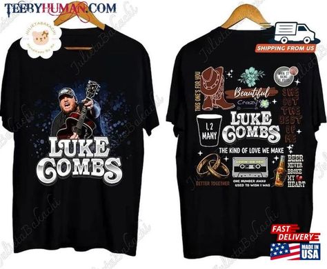 Luke Combs World Tour Shirt, Country Music 2024, Fans Gift, Bullhead Combs, 2024 Shir T-Shirt Sweatshirt Check more at https://teebyhuman.com/product/luke-combs-world-tour-shirt-country-music-2024-fans-gift-bullhead-combs-2024-shir-t-shirt-sweatshirt/ World Tour Shirt, Create T Shirt Design, Luke Combs, Iconic Album Covers, Create T Shirt, Tour Shirt, World Tour, Country Music, Unique Fashion