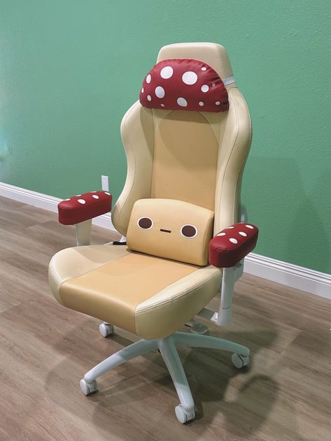 Diy Moss, Gamer Room Decor, Cute Furniture, Gaming Room Setup, Mushroom Decor, Cute Bedroom Decor, Cute Room Ideas, Cozy Room Decor, Gamer Room