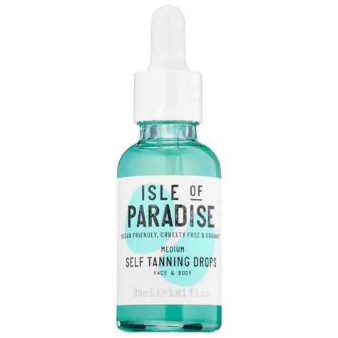 Self Tanning Drops, Isle Of Paradise, Tanning Drops, Best Self Tanner, Glow Face, Self Tanning, Self Tanners, Sunless Tanning, Self Tanner