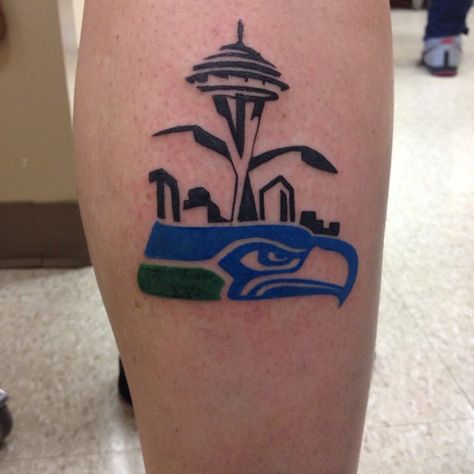 Seahawks Tattoo, Tattoo Design Book, Design Book, Deathly Hallows Tattoo, Seattle Seahawks, Nfl Football, Fish Tattoos, Jesus Fish Tattoo, Tattoo Design