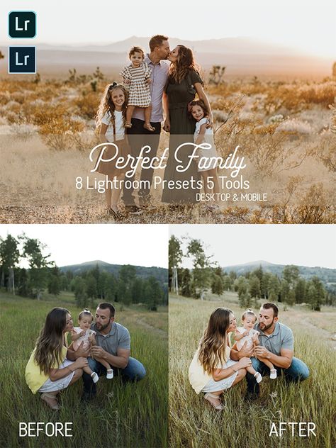 Perfect Family Lightroom Presets Photographer Graphic Design, Lightroom Photo Editing, Portrait Edit, Best Free Lightroom Presets, Vintage Lightroom Presets, Best Lightroom Presets, Lightroom Photo, Lightroom Editing Tutorials, Lightroom Presets Tutorial