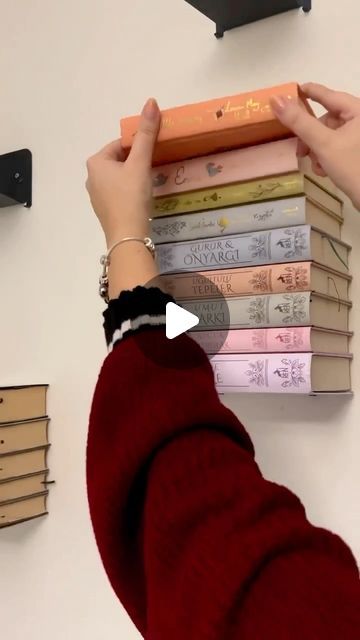 Blanca Alonso on Instagram: "How cute is this book wall idea by the lovely @imaginelibrary 💗 Tag someone who needs to see this? #homedecor #library #bookstagram #home" Bookshelves Design, Unique Bookshelves, Bookshelf Design, Book Wall, World Of Books, Book Shelf, Tag Someone Who, Shelf Organization, Tag Someone