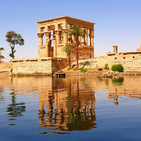 Temple Of Philae, Philae Temple Egypt, Ancient Egypt Temple, Egypt Temple, Ancient Egypt City, Philae Temple, Aswan Egypt Architecture, Aswan Dam, Ancient Egyptian City