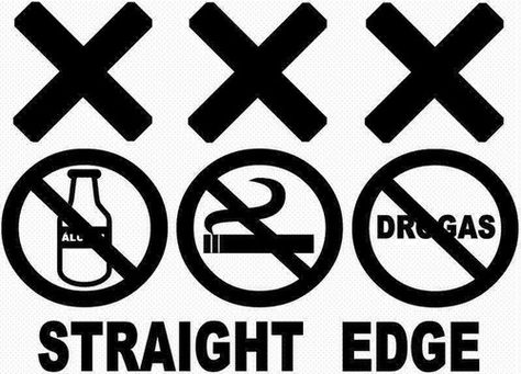 Straight Edge lifestyle Straight Edge Lifestyle, Straight Edge Tattoo, Punk Symbols, Punk Fashion Diy, Spider Web Tattoo, Skinhead Girl, Sketches Tattoo, Awakening Consciousness, Punk Poster