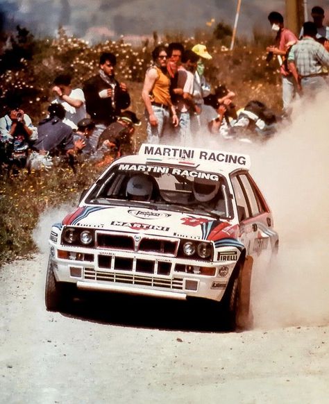 Group A Rally, Lancia Martini, Retro Rally, Lancia Rally, F1 Motor, Lancia Delta Hf Integrale, Initial D Car, Lancia Delta Integrale, Group B Rally