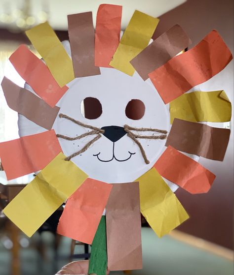 Lion Paper Plate Mask, Lion Projects For Kids, Daniel And His Friends Craft, Daniel And The Lions Den Craft Preschool Activities, David And The Lions Den Craft, Daniel And The Lions Den Object Lesson, The Lion Inside Activities, Daniel And The Lions Den Activity, Daniel Lions Den Craft