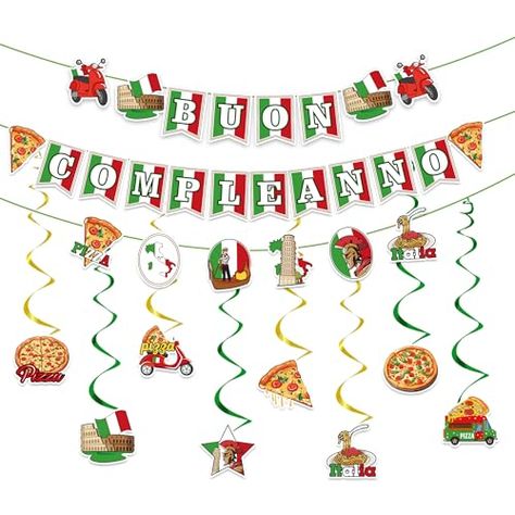 Birthday Pizza Party, Italian Party Decorations, Pizza Party Decorations, Pizza Birthday Party, Birthday Pizza, Party Pizza, Pizza Birthday, Decor For Birthday, Pizza Games