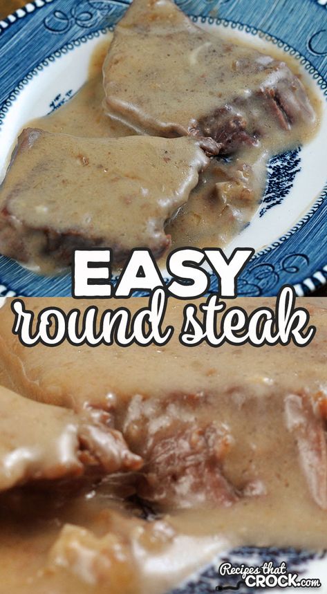 Oven Baked Round Steak, Tenderized Round Steak Recipes, Beef Round Steak Recipes, Bottom Round Steak Recipes, Round Eye Steak Recipes, Mississippi Beef, Beef Bottom Round Steak, Round Steak Recipe, Top Round Steak Recipes