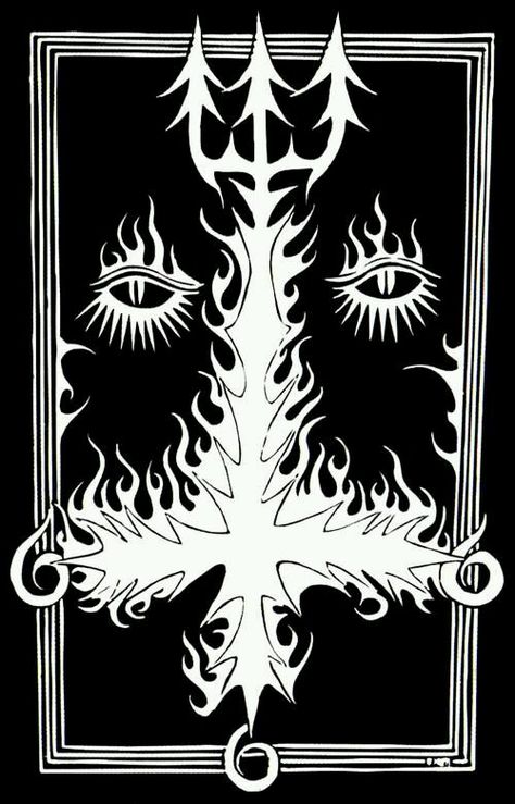 Satanic Cross, Dark Metal, Trippy Posters, Black Metal Art, Groove Metal, Chaos Lord, Trippy Designs, Alien Drawings, Arte Grunge