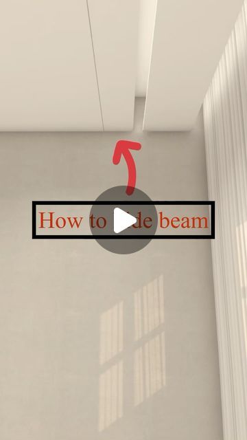 Sahiba's Design Studio on Instagram: "Having problem hiding beams? Checkout these ideas for solution 💥 #interiordesign #interiordesignblog #interiorinspo #interior #interiors #interiores #interiorstyling #interiordesigner #interiør #interiordecor #interiorismo #interior123 #interiordecorating #interiorinspiration #interior_and_living #interior4all #interiorstyle #design #designendures #designersdome #interiordesign #designdeinteriores" Hiding Structural Beams, Beam Hiding Ideas, Hide Beam In Ceiling, How To Hide Beams In Ceiling, Exposed Beams, Ceiling Beams, May 31, Interior Inspo, Ceiling Design