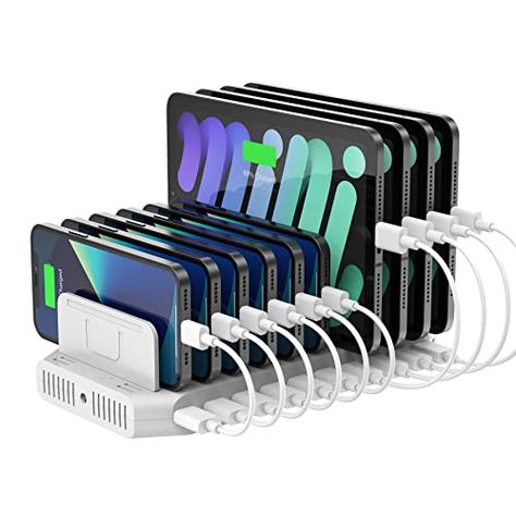 Charging Shelf, Ipad Charging Station, Charger Organizer, Fire Kids, Best Ipad, Visual Studio, Usb Charging Station, Charger Station, Apple Devices