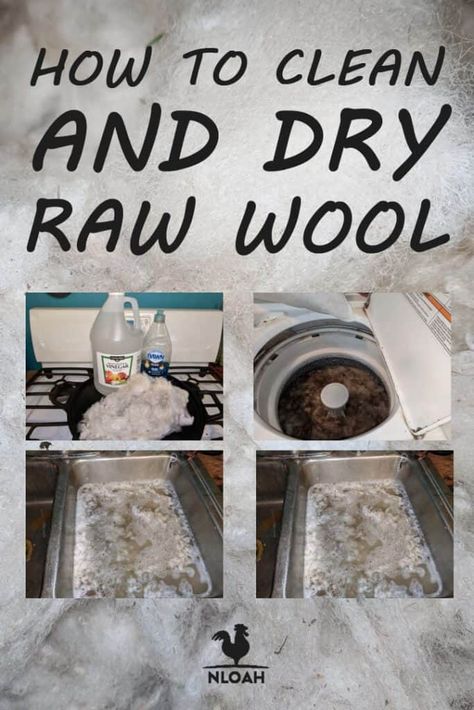 What To Do With Sheep Wool, How To Wash Wool, Raw Wool Ideas, Making Yarn From Wool, How To Spin Wool, Raw Wool Projects, Wool Projects Diy, Farming Sheep, How To Felt Wool