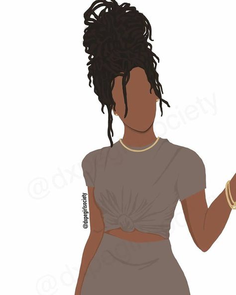 Locs Art, My Babe, Dorm Art, Afrocentric Art, Black Art Painting, Tableau Art, Black Artwork, Expressive Art, Black Cartoon