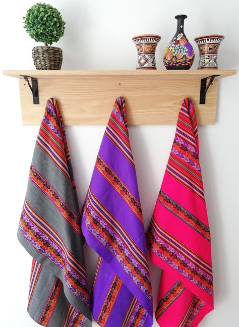 Excited to share the latest addition to my #etsy shop: Peruvian Textiles, peruvian Blanket, Peruvian Ethnic, Tribal Tablecloths, knitted woven textile, traditional decoration, rainbow blanket, https://etsy.me/3hLN4gs #cotton #alpacawool #ethno #peruvianethnic #tribalta Peruvian Fabrics, Traditional Decoration, Peruvian Art, Pink Pillow Covers, Peruvian Textiles, Rainbow Blanket, Boho Cushions, Pink Pillows, Embroidered Cushions