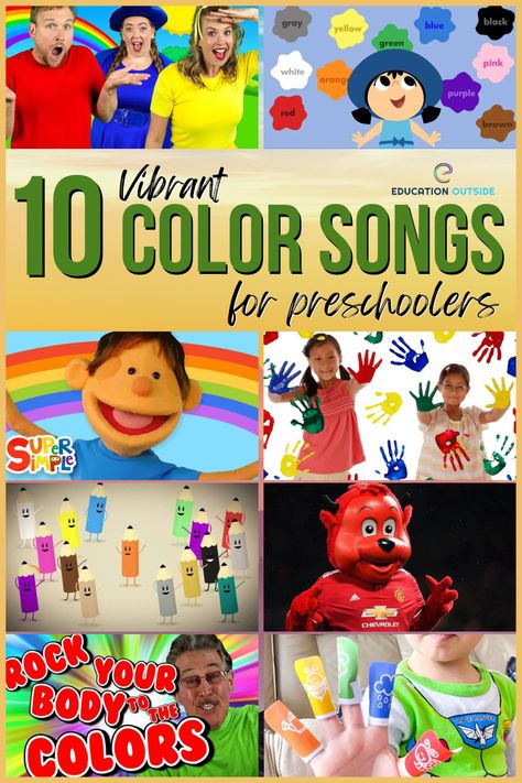 Get ready to add some color to your preschooler’s day! In this article, we’ve compiled a list of 10 vibrant color songs that will have your little ones singing, dancing, and learning about colors in no time. Color Games For Preschoolers Circle Time, Color Songs Preschool Circle Time, Color Songs For Toddlers, Color Songs Preschool, Number Songs Preschool, Songs Preschool, Songs For Preschool, Preschool Music Activities, Crafts 2023