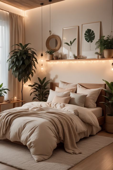 Create a mesmerizing bedroom ambiance with our lighting tips. Shop for the best fixtures on our Amazon affiliate link and revamp your space. Start the magic today! Cozy Bedroom Lighting, Bedroom Ambiance, Bedroom Setup, Bedroom Decor Inspiration, Redecorate Bedroom, Room Makeover Bedroom, Master Bedrooms Decor, Room Inspiration Bedroom, Room Ideas Bedroom