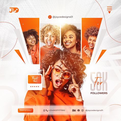 It’s only proper we say an official thank you to everyone 🤗🤗🤗🤗 The journey has been about you all, thank you for being there for us Thank y all for being so amazing, We love all of y’all 50k FAMz We appreciate the support, Keep following For more designs and tips follow @joycedesigns01 #graphic #art #graphicdesign #design #illustration #artist #creative #drawing #artwork #graphicdesigner #logo #graphics #designer #photoshop #illustrator #sketch #digitalart #branding #instaart #draw #soc... Travel Advertising Design, Thank You Poster, Youtube Business, Color Design Inspiration, Modern Graphic Art, Travel Advertising, Creative Advertising Design, Social Media Advertising Design, Flyer Design Inspiration