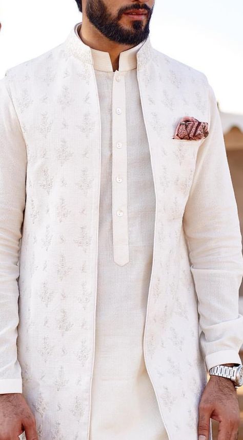 Short Sherwani, Mens Traditional Wear, Indian Wedding Clothes For Men, Sherwani For Men Wedding, Wedding Kurta, Wedding Kurta For Men, Groom Dress Men, Wedding Outfits For Groom, Wedding Dresses Men Indian