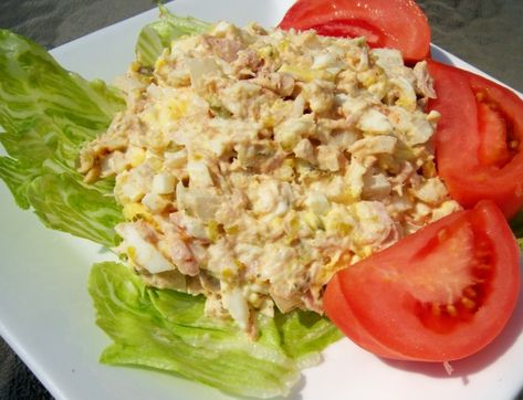 Tuna And Egg Salad Recipe - Food.com: Food.com Tuna Egg Salad Recipe, Tuna And Egg Salad, Tuna Egg Salad, Tuna And Egg, Top Chicken Recipes, Egg Salad Recipe, Crab Salad, Southern Food, Making Lunch