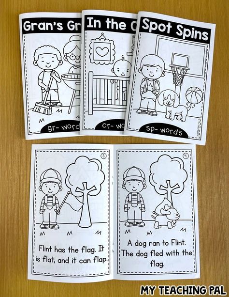 First Grade Decodable Readers, Blends Decodable Reader, Decodable Readers First Grade, Free Decodable Readers, R Blends, L Blends Activities, S Blends, R Blends Activities, Final Blends Activities