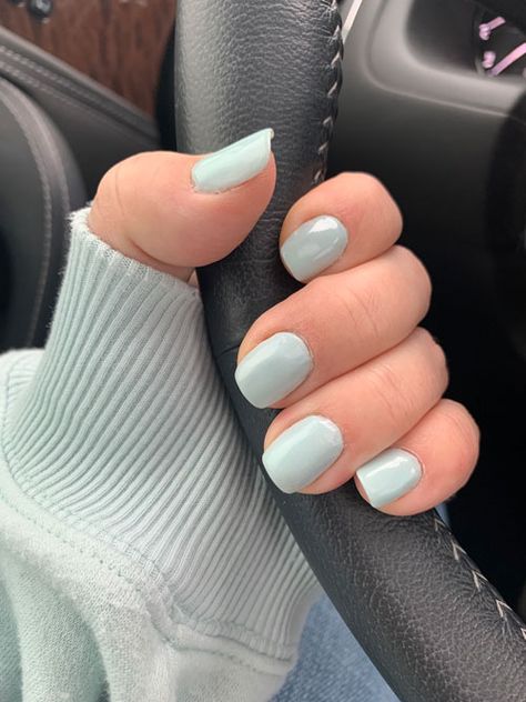 Natural Nails With Dip Powder, Dip Powder Nail Shapes, Cute Nails Dipped, Dip Spring Nail Colors, Nails Acrylic Dip Powder, Dip Nail Ideas Solid Colors, Basic Dip Nail Ideas, Short Nail Sns, Dip Powder Nails Spring Colors