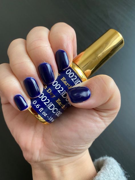 Dnd Navy Gel Polish, Dnd Midnight Blue Nails, Navy Blue Dnd Gel Polish, Dnd Dark Blue Gel Polish, Dark Blue Gel Nails Short, Dnd Navy, Dnd Blue Gel Polish, Dnd Fall Nail Colors, Nail Colors Gel