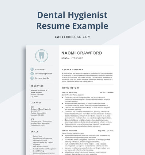 Dental Hygienist Resume Example & Writing Guide Receptionist Resume Example, Dental Charting, Receptionist Resume, Dental Hygienist Resume, Dental Receptionist, Dental Sealants, Oral Health Education, Dental Emergency, Writing Guide