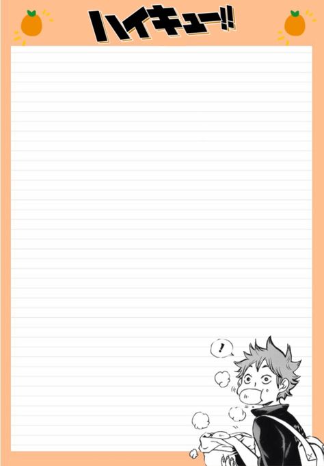 Goodnotes Anime Template, Note Writing Paper Anime, Anime Notes Template, Anime Notes Paper, Memopad Design, Anime Notepad, Anime Writing, Anime Frame, Anime Template