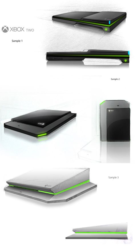 XBox 2 early sketch concepts by XBox2Gamers.com Gaming Console Concept, Console Concept, Game Console Design, Computer Projects, Game Wallpaper Iphone, Original Xbox, X Box, Controller Design, Gadget Case