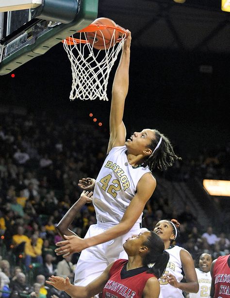 Baylor C Britteny Griner becomes the 2nd player after Candace Parker to dunk in a Women's NCAA Tournament Game Baylor Basketball, Basketball Information, Girls Basketball Shoes, Tournament Games, Basketball Schedule, Brittney Griner, I Love Basketball, Logo Basketball, Basketball Shooting