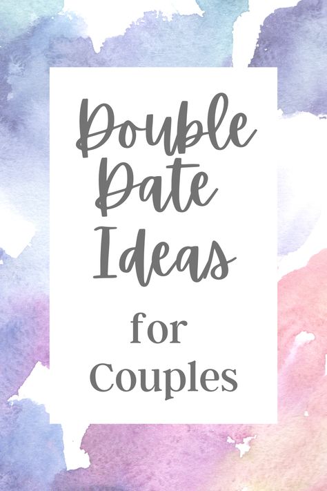 Things To Do On A Double Date, Double Date Ideas Couples, Double Date Night Ideas, Cute Double Date Ideas, Fun Double Date Ideas, Craft For Couples To Do Together, Crafts For Couples To Do Together, Double Date Ideas, Date Ideas For Couples