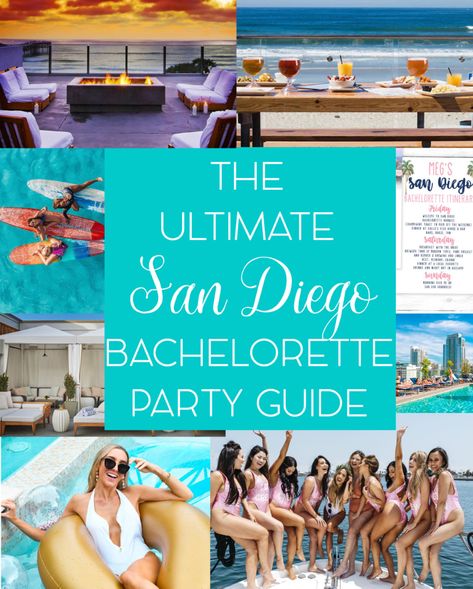 San Diego Bachelorette, Planning A Bachelorette Party, San Diego Activities, Palm Springs Bachelorette Party, Bachelorette Party Destinations, Palm Springs Bachelorette, Bachelorette Tanks, Dream Guide, Bachelorette Party Weekend