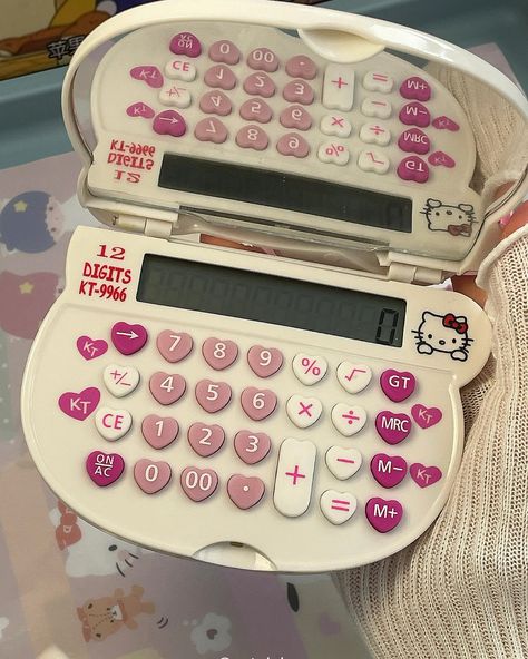 Hello Kitty calculator Now available in my shop! Search ‘JS7542’ to find it, Link in bio. Follow @cutelalacoshop for more cute items! #hellokitty #hellokittylover ##hellokittycore #hellokittystuff #calculator Hello Kitty Calculator, School Calculator, Cute Calculator, School Shopping List, Cute Items, Stationary Items, Romanticizing School, Cool School Supplies, List Ideas