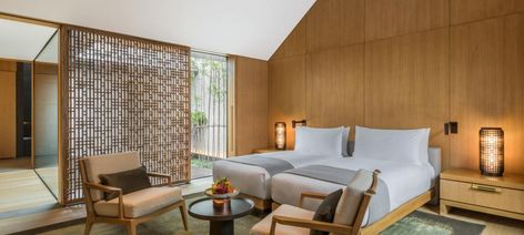 Ming Courtyard Suite, Amanyangyun – Shanghai Accommodation - Aman Luxury Resort Hotels, Koh Chang, Calming Spaces, Bedroom Furnishings, Shanghai China, Luxury Accommodation, Modern Room, Two Bedroom, Historic Homes