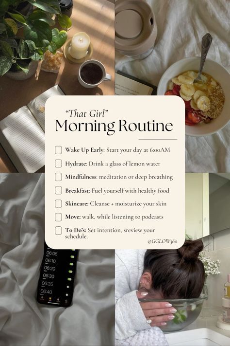 #BEAUTY, #RELATIONSHIPS #Fashion #Animals #Outfits #Winter Outfits #Animals Healthy Girl Routine Aesthetic, That Girl Habits Aesthetic, Healthy Girl Morning Routine, Aesthetic Routine List, Calm Morning Routine, Healthy Woman Aesthetic, That Girl Morning Routine, That Girl Routine, Clean Girl Morning Routine