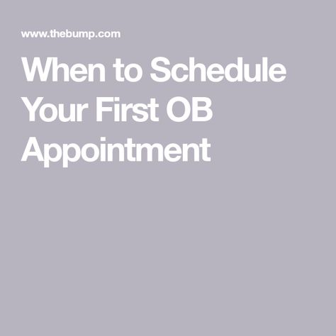 When to Schedule Your First OB Appointment Prenatal Appointment Schedule, Questions To Ask Obgyn First Appointment, Maternity Leave Schedule, Pregnancy Appointment Timeline, First Prenatal Visit, First Prenatal Appointment, Early Stages Of Pregnancy, Prenatal Appointment, First Pregnancy