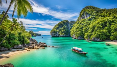 Thailand's largest island, Phuket, attracts millions of international visitors each year, and boasts the highest density of beach resorts in the country. This Phuket travel guide is your insider's passport to the top things to do in Phuket, exploring the island’s lush landscapes, crystal-clear waters, and vibrant local culture. Whether you're seeking adventure, relaxation or a taste of Thailand's famed hospitality, #guide #phuket #thailand #tour #tourism Phuket Thailand Travel, Phuket Travel Guide, Things To Do In Phuket, Thailand Tour, Phuket Island, Tenses Grammar, Karon Beach, Phuket Travel, Thailand Travel Guide