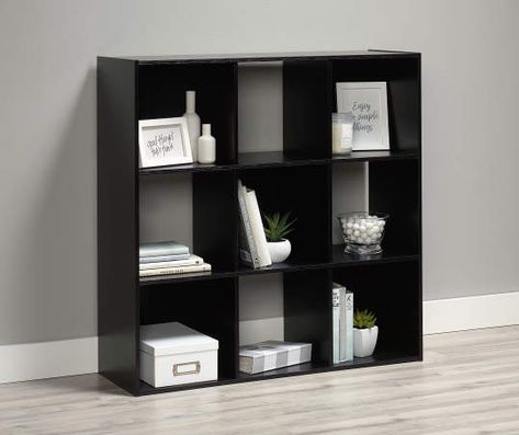 Black Oak 9-Cube Storage Cubby Cube Storage Bedroom, Room Closet Ideas, Sectional Living Room Decor, Refurbish Ideas, Male Bedroom Ideas, Male Bedroom, Books Accessories, Decor Organization Ideas, Broyhill Furniture