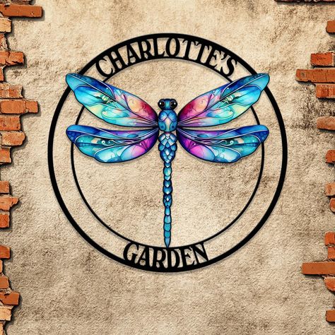 Dragonfly yard art