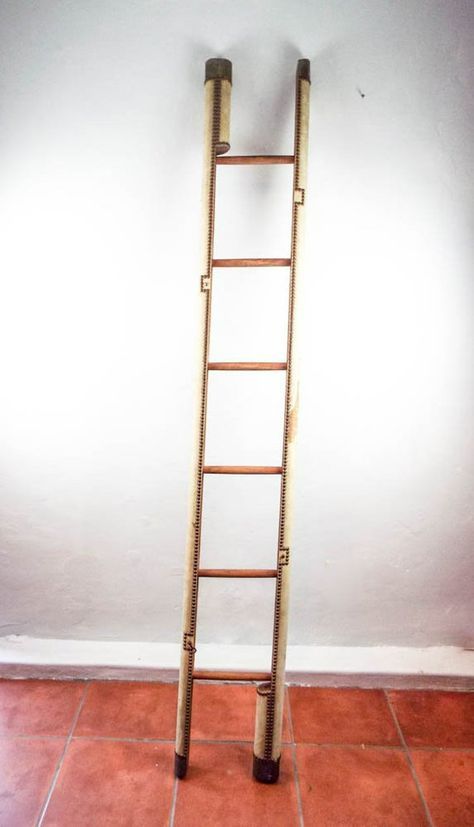 Library Ladder, Bar Shelves, Folding Ladder, Carpentry, Vintage Home Decor, Ladder Decor, Vintage House, Elephant, Wood