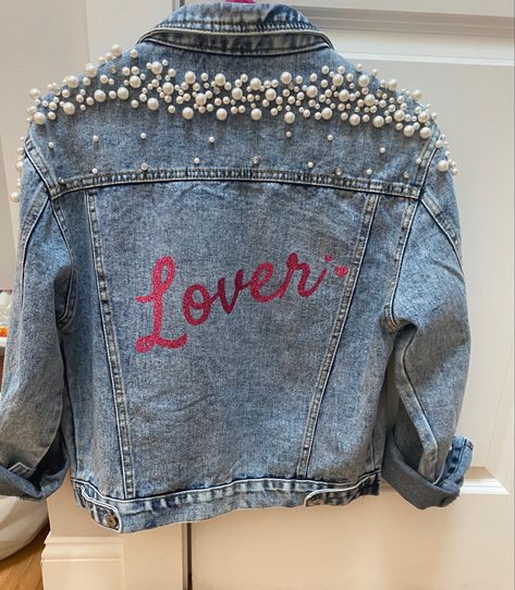 Taylor Swift Diy, Lover Jacket, Bailey Mcknight, Concert Ootd, Taylor Swift Tour, Jean Jacket Diy, Dresses Images, Taylor Swfit, Taylor Swift Costume