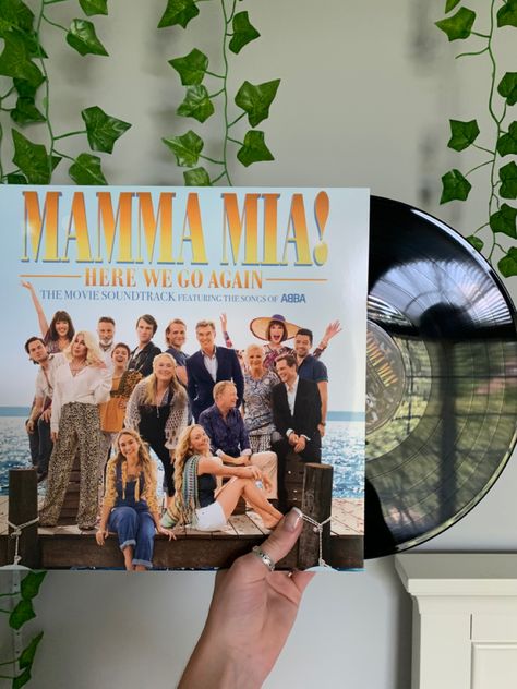 Mama Mia Album Cover, Mamma Mia Vinyl, Abba Gold Vinyl, Abba Vinyl, Abba Record, Queen Vinyl Record, Movie Soundtracks, Girls Music, Mama Mia