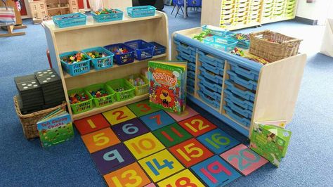 Maths area Numeracy Area Eyfs, Reception Maths Area, Nursery Maths Area, Year 1 Maths Area, Preschool Math Patterns, Maths Enhanced Provision, Preschool Math Lessons, Spring Math Worksheets, Kindergarten Math Addition