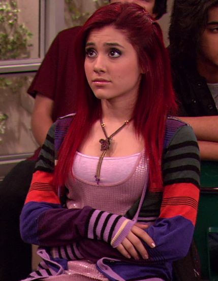 Victorious Cat Valentine, Cat Hairstyle, Valentine Hairstyles, Cat Valentine Outfits, Victorious Cat, Ariana Grande Victorious, Ariana Grande Cat, Valentines Hairstyles, Cat Valentine Victorious